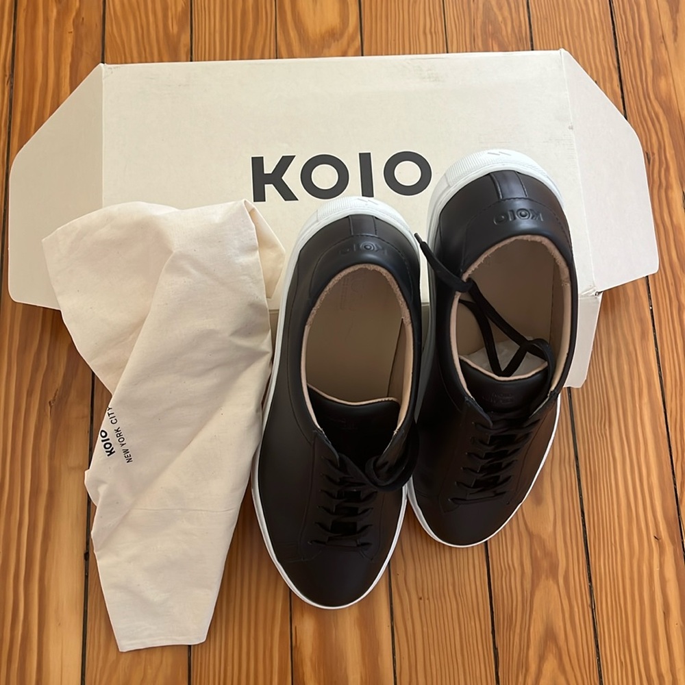 KOIO The Capri Men’s Shoe in Onyx